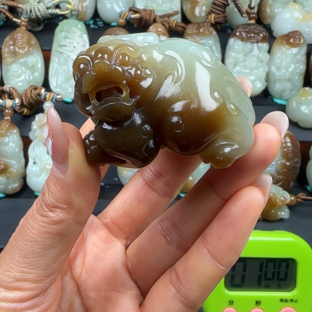 和田玉把件未镶嵌