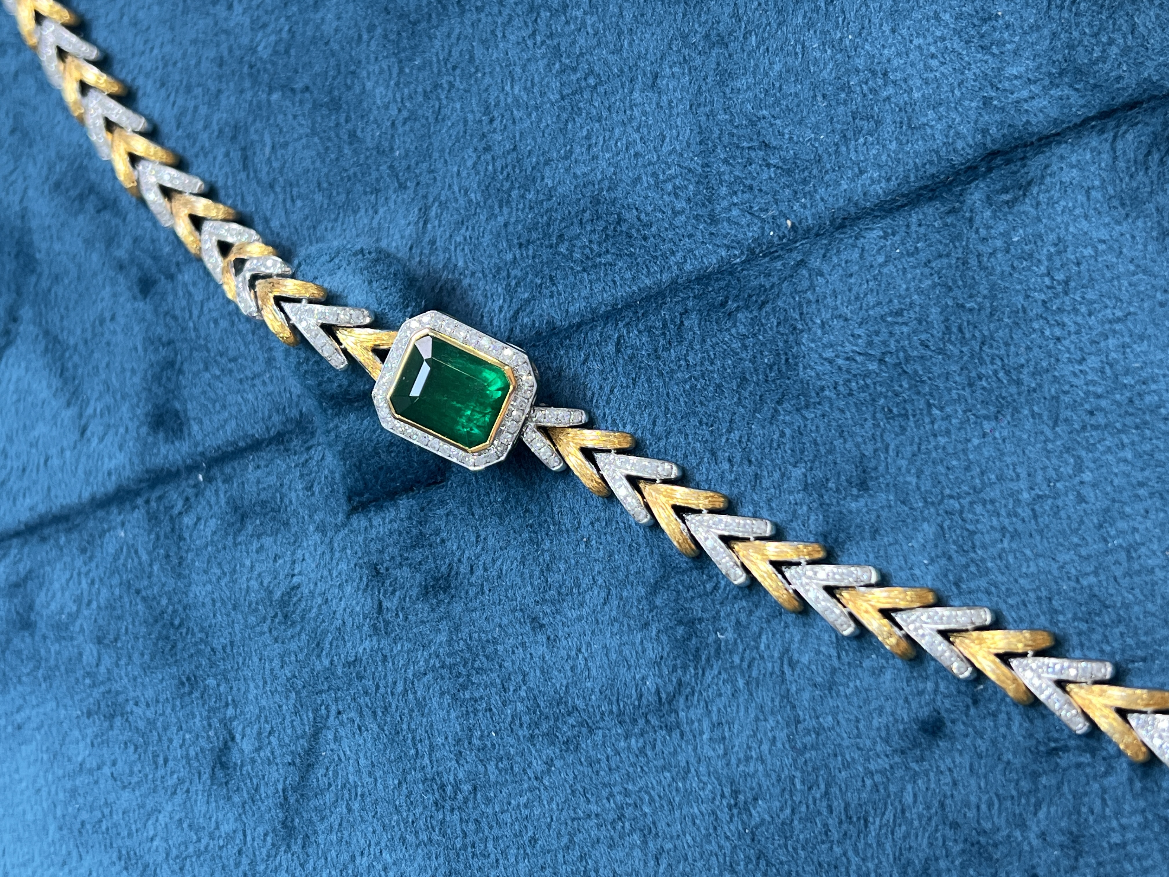 18k金祖母绿手链-FH