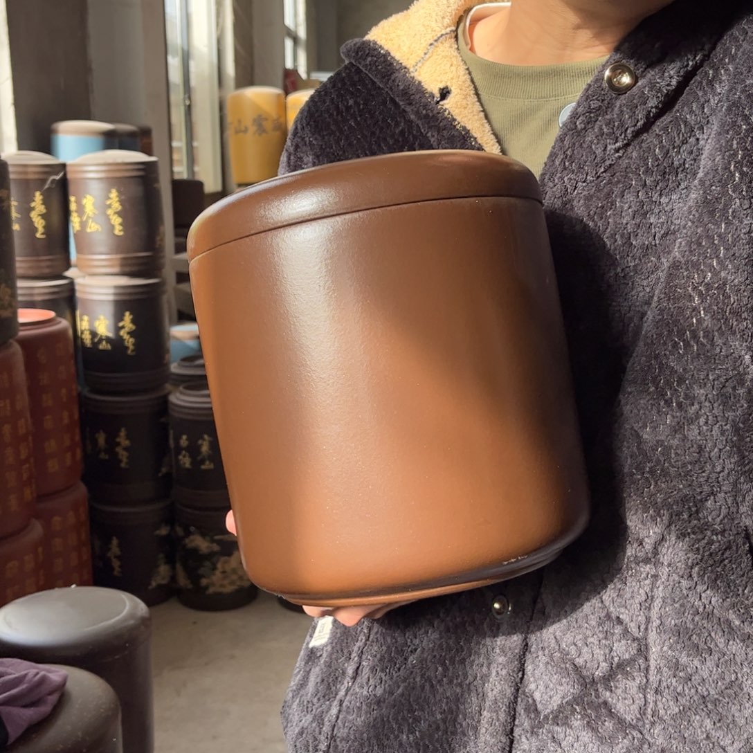 紫砂茶叶罐8饼茶叶罐