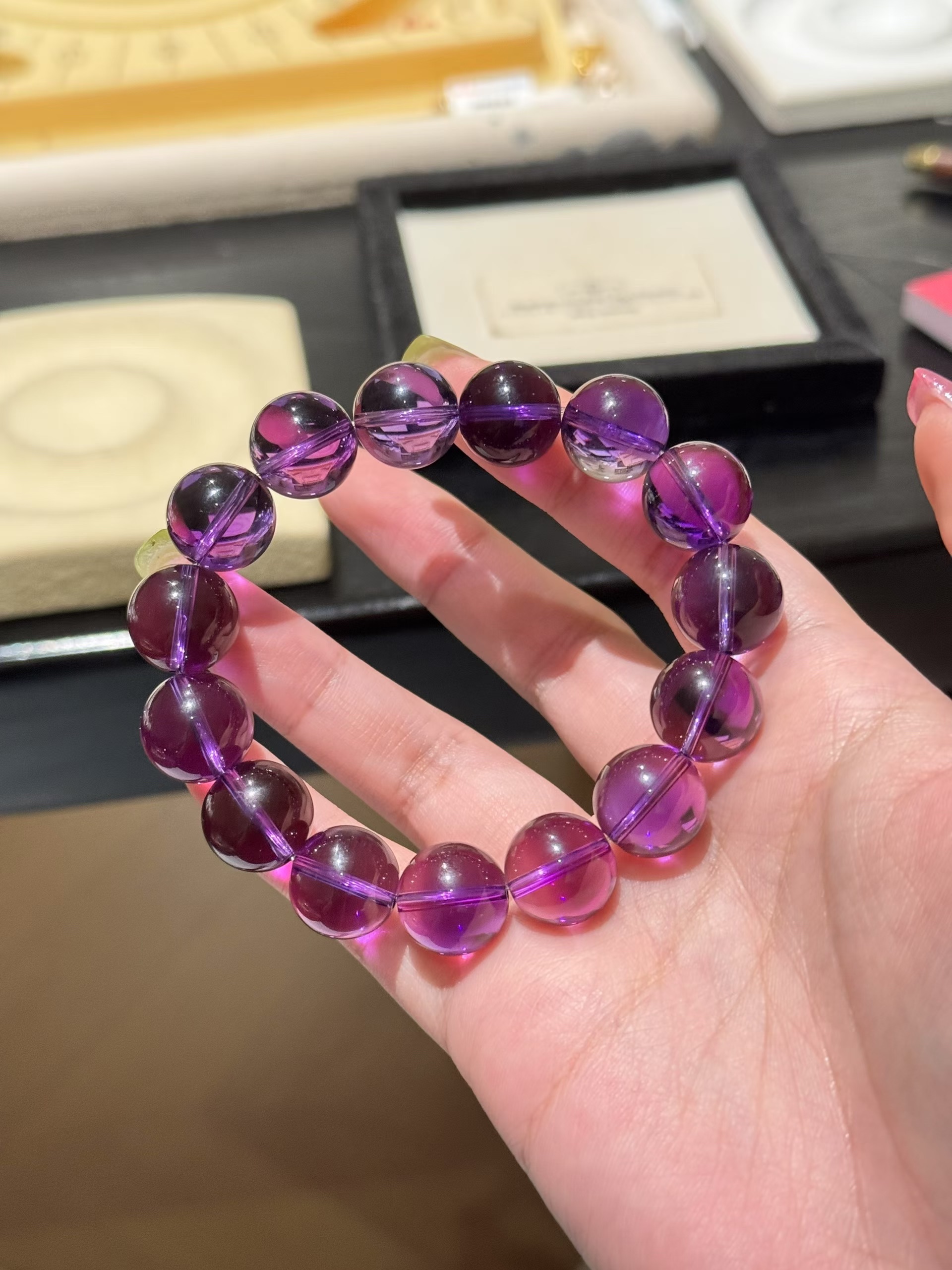 紫水乌拉圭14mm双A净体（腰佩）