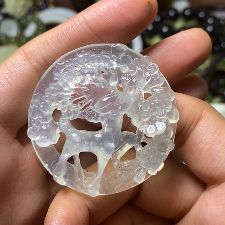 岫玉岫玉颈饰未镶嵌