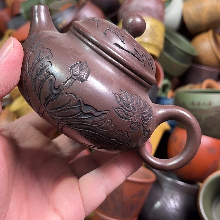 紫砂茶杯全手工紫砂主人杯