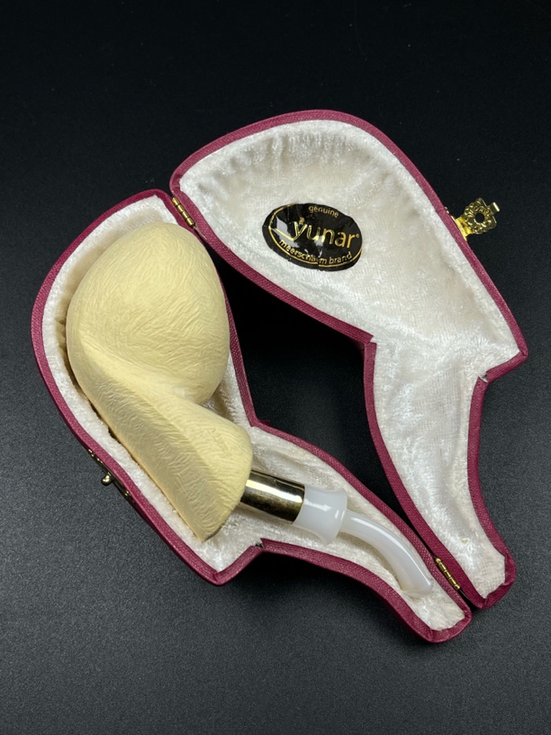 土耳其yunar 海泡石烟斗（内径22斗深24.7长134.1）