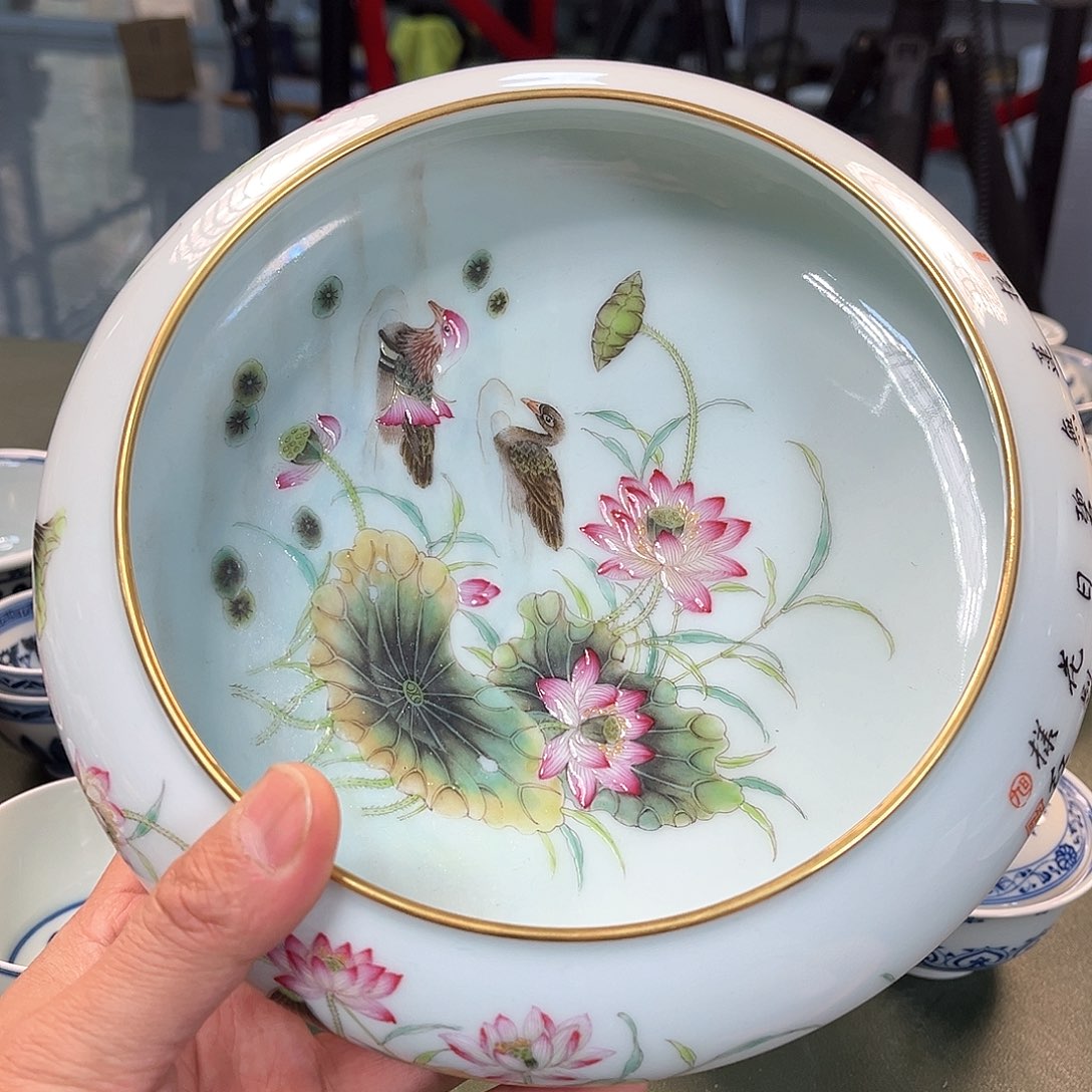 杯青花瓷器青花瓷器