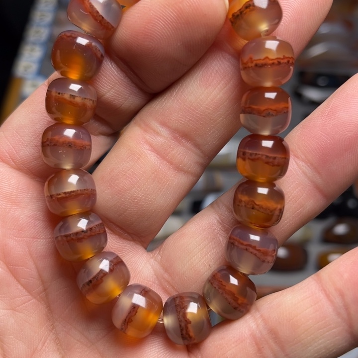 玛瑙/玉髓手串未镶嵌