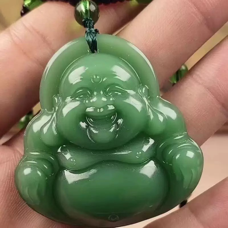 手工雕刻观音佛国风毛衣链