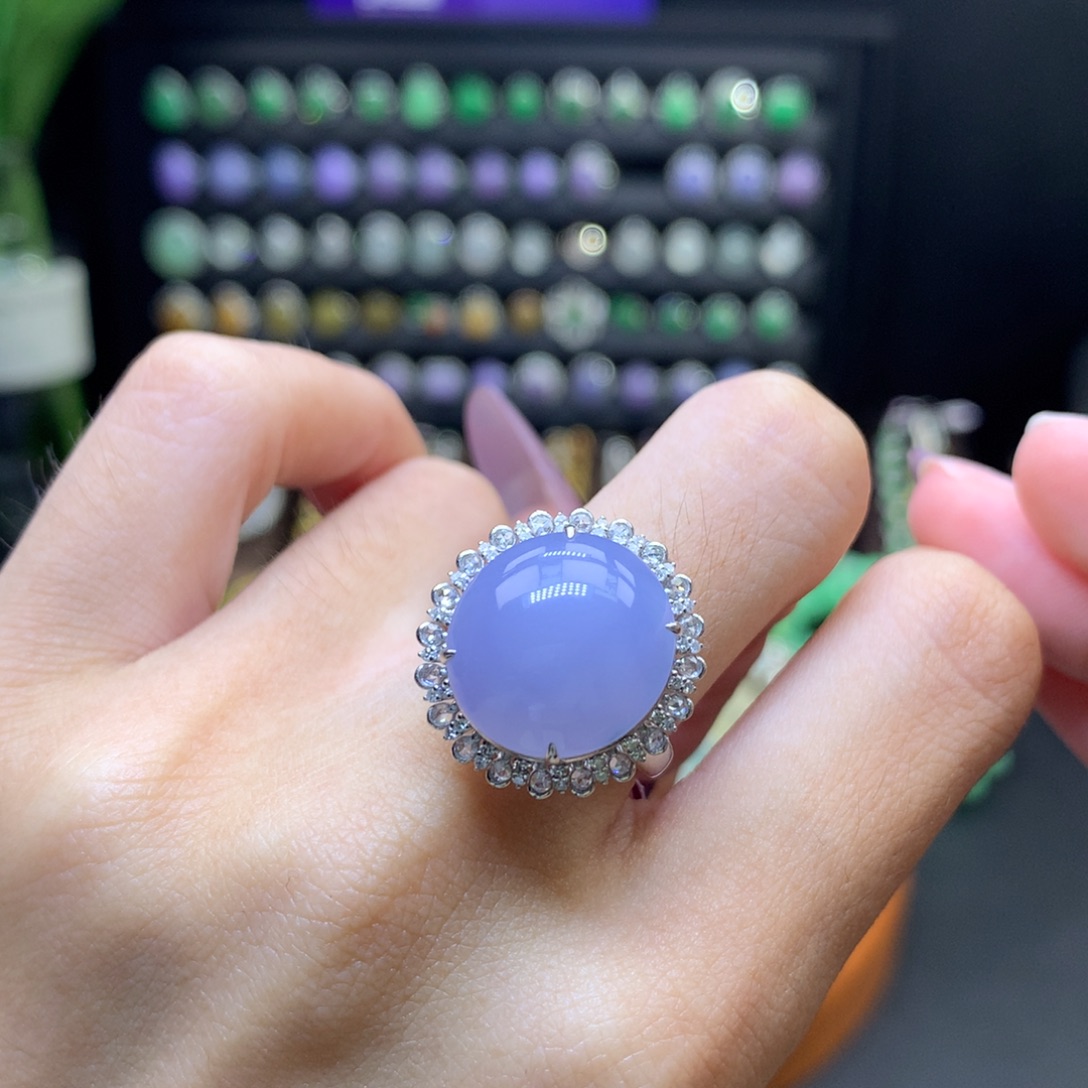 翡翠18K金镶嵌颈饰两用款