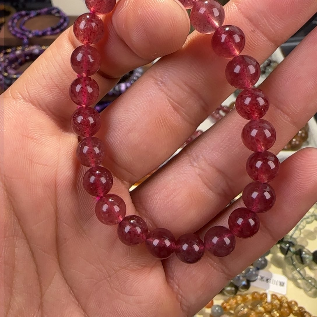 石英质玉手链未镶嵌       