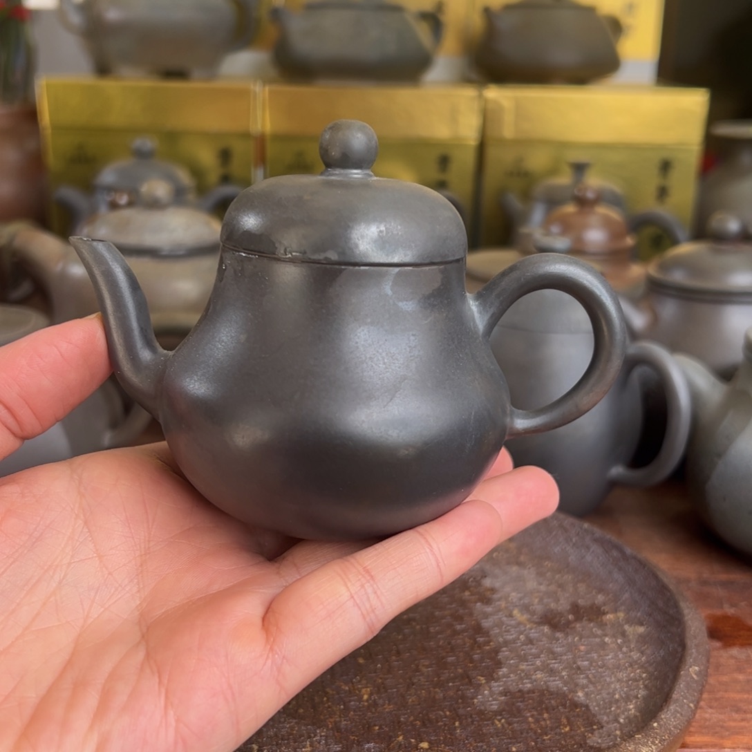 贵台龙窑柴烧茶壶A44