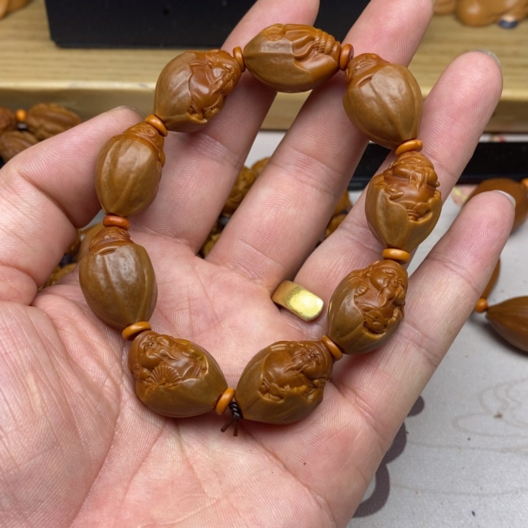 橄榄核手串/手链橄榄核雕刻强