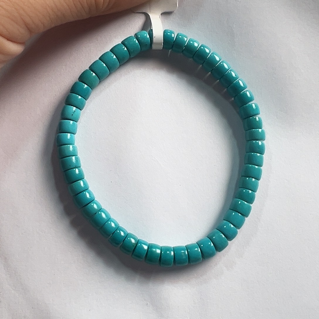 未镶嵌绿松石手串卡5➕
