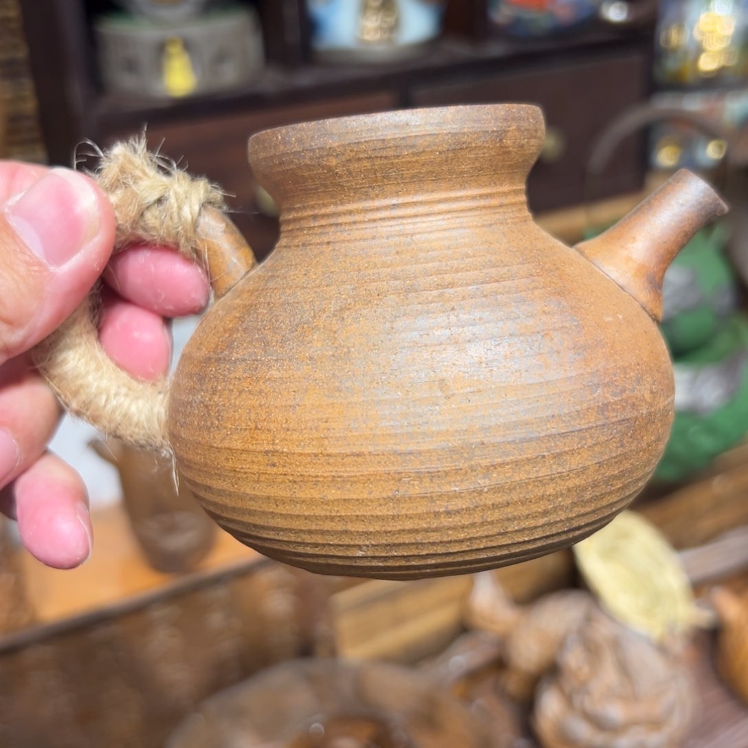 复古风格老陶泥系列茶盘茶具摆件