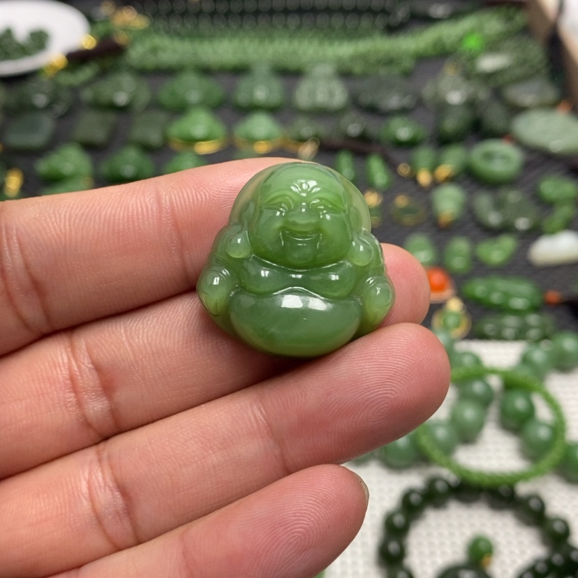 【闪购商品】和田玉（碧玉）颈饰未镶嵌Y****e