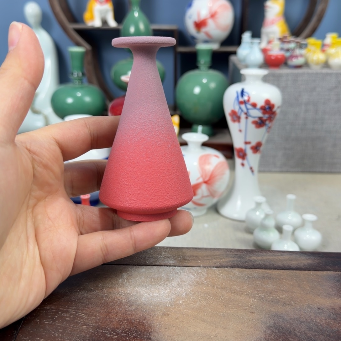 陶瓷手工小花器摆件