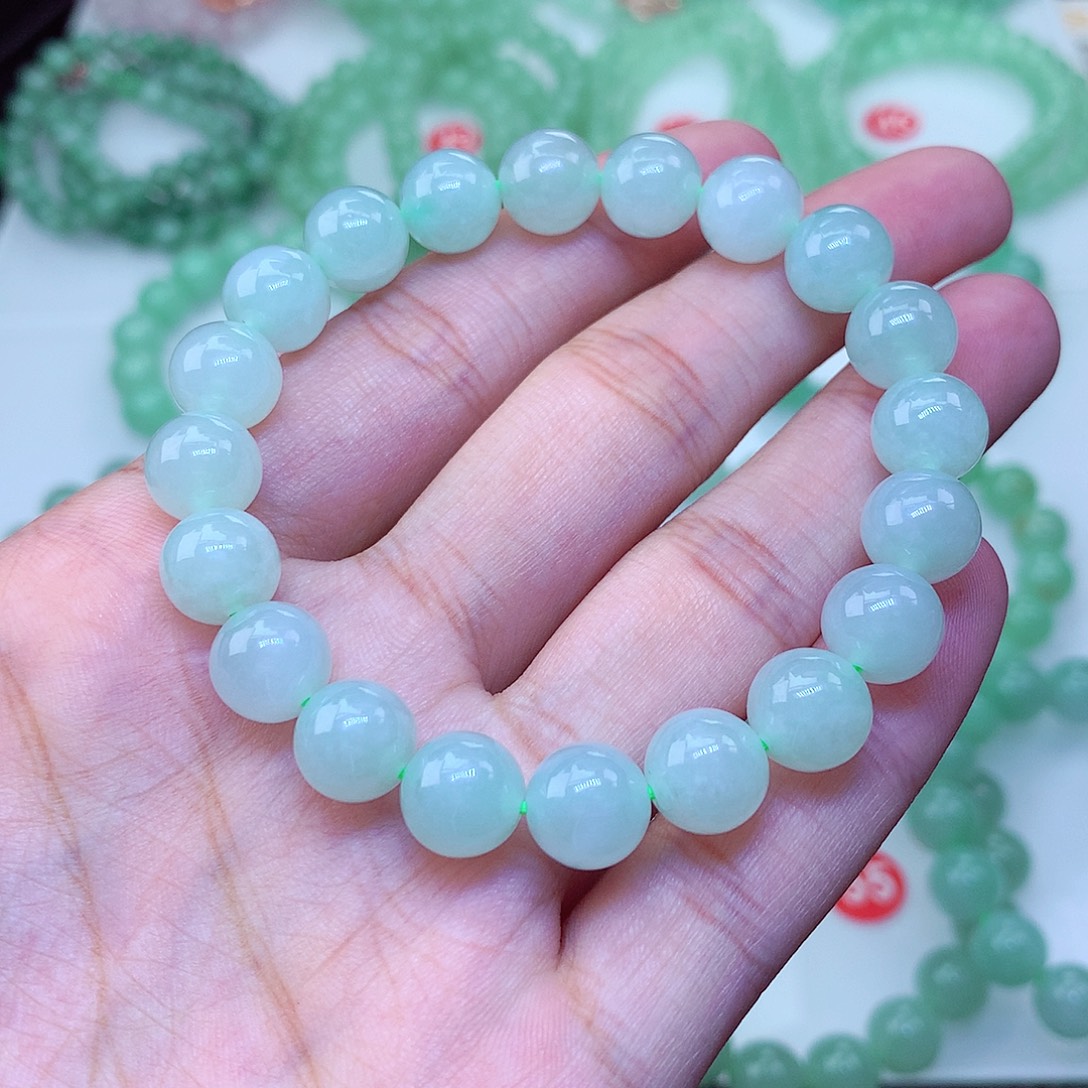 翡翠未镶嵌毛衣链