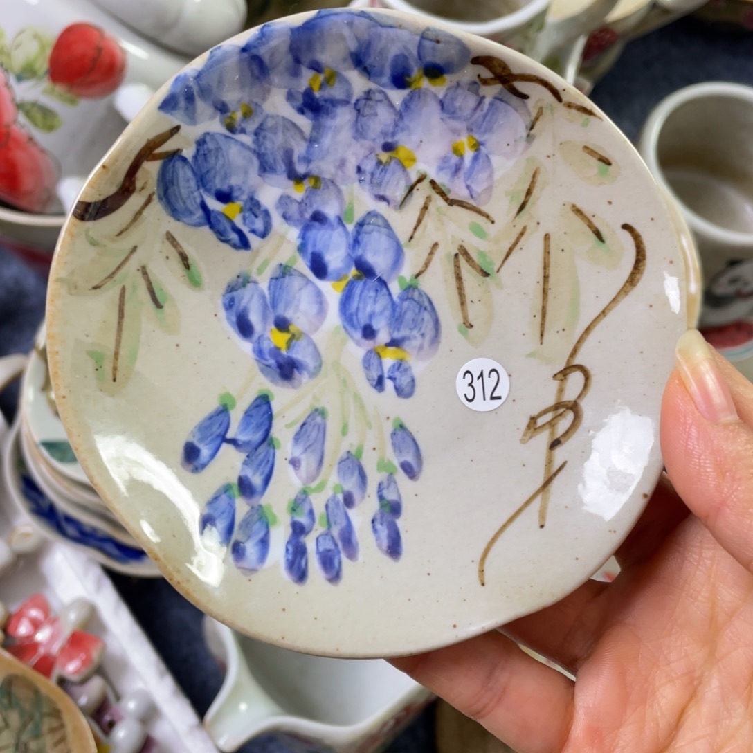 小碟景德镇高温陶瓷口径10.5