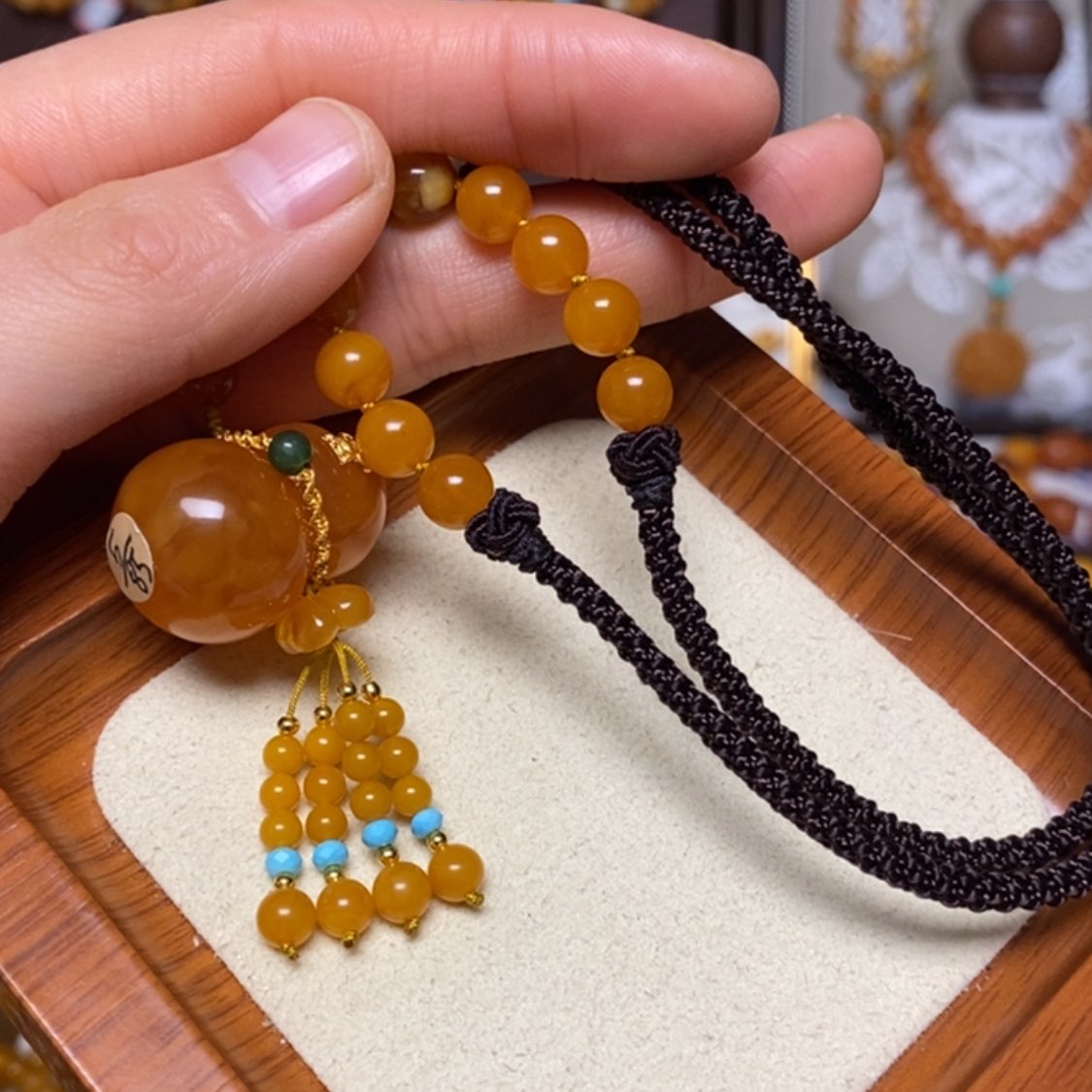 【闪购商品】蜜蜡颈饰未镶嵌项链定制
