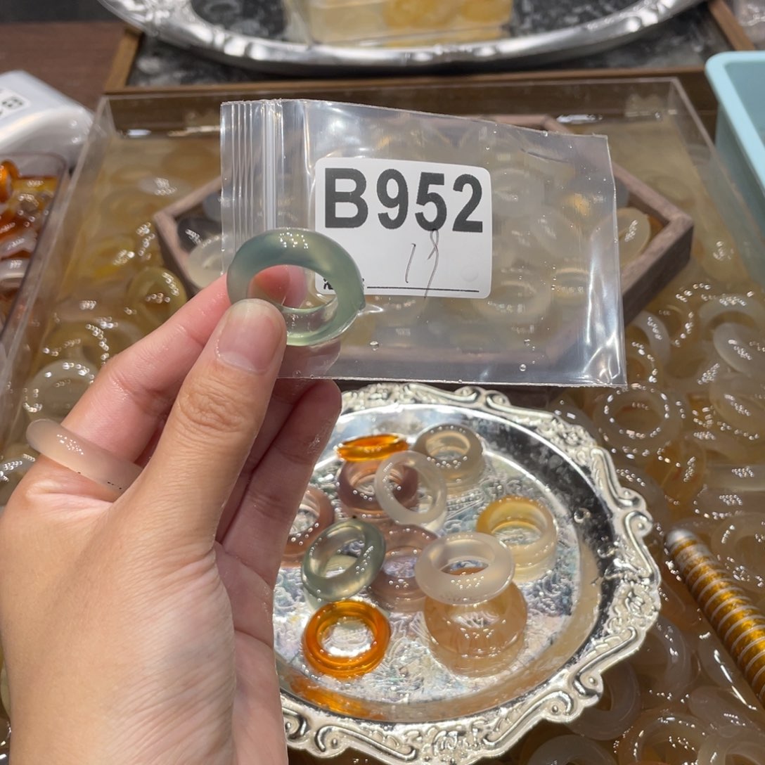 玛瑙/玉髓未镶嵌戒指952