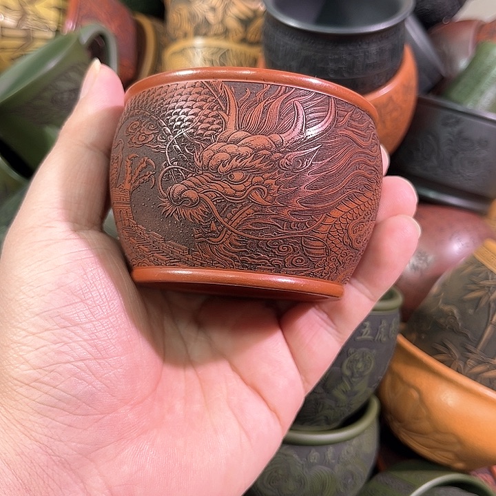 茶杯紫砂全手工紫砂主人杯