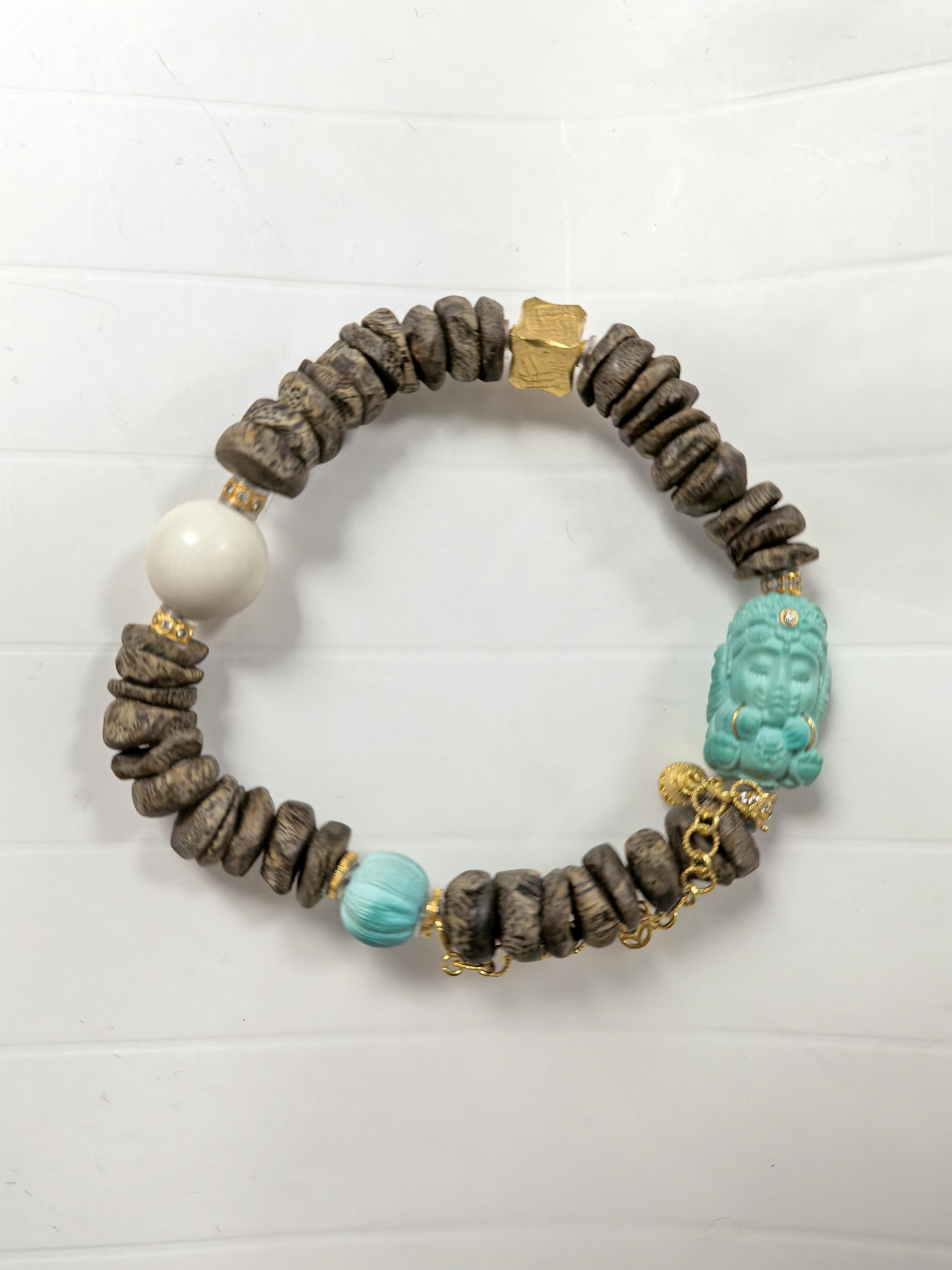 精美猛犸牙单圈手链