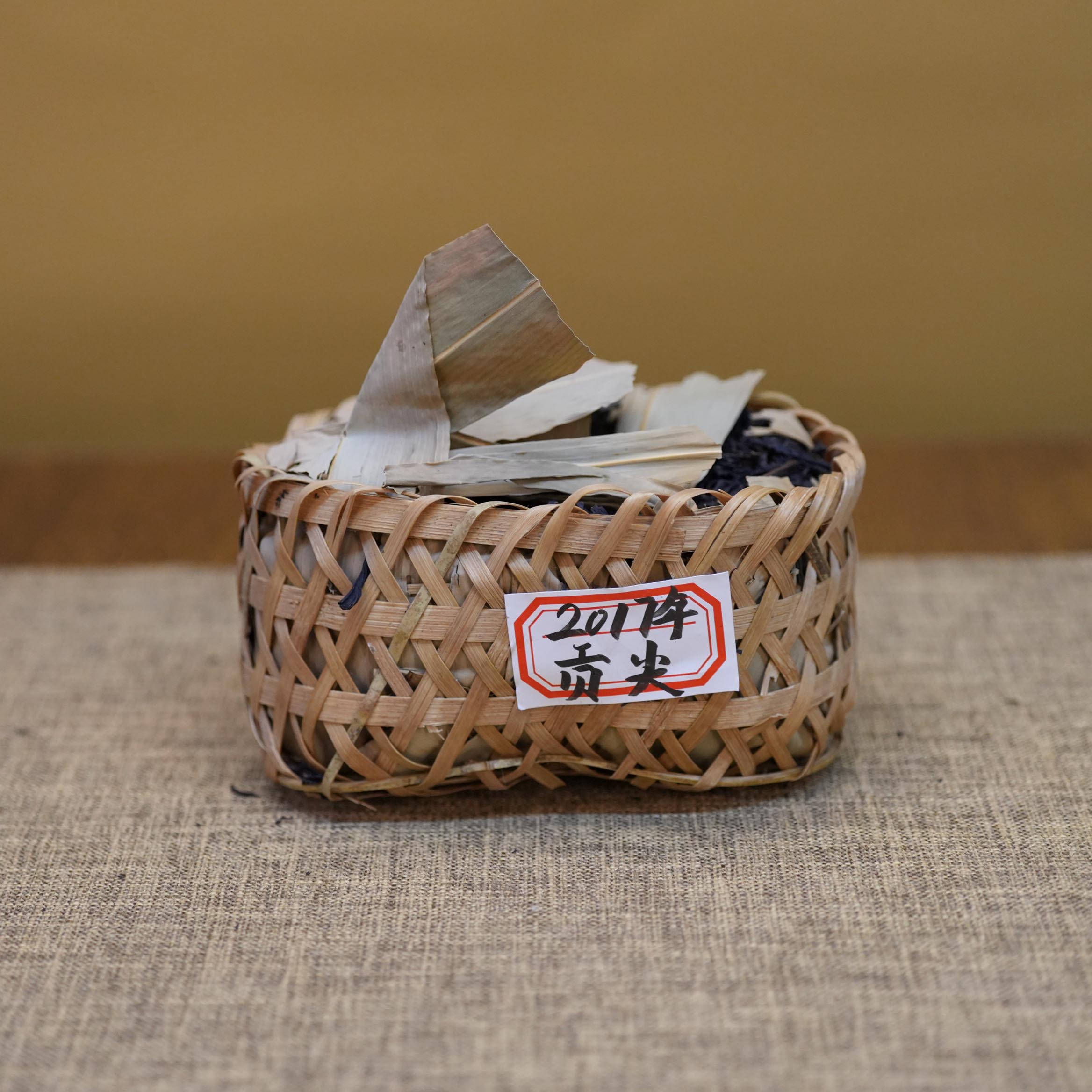 顺子精选丨2017年贡尖陈年老安茶250g-TEA