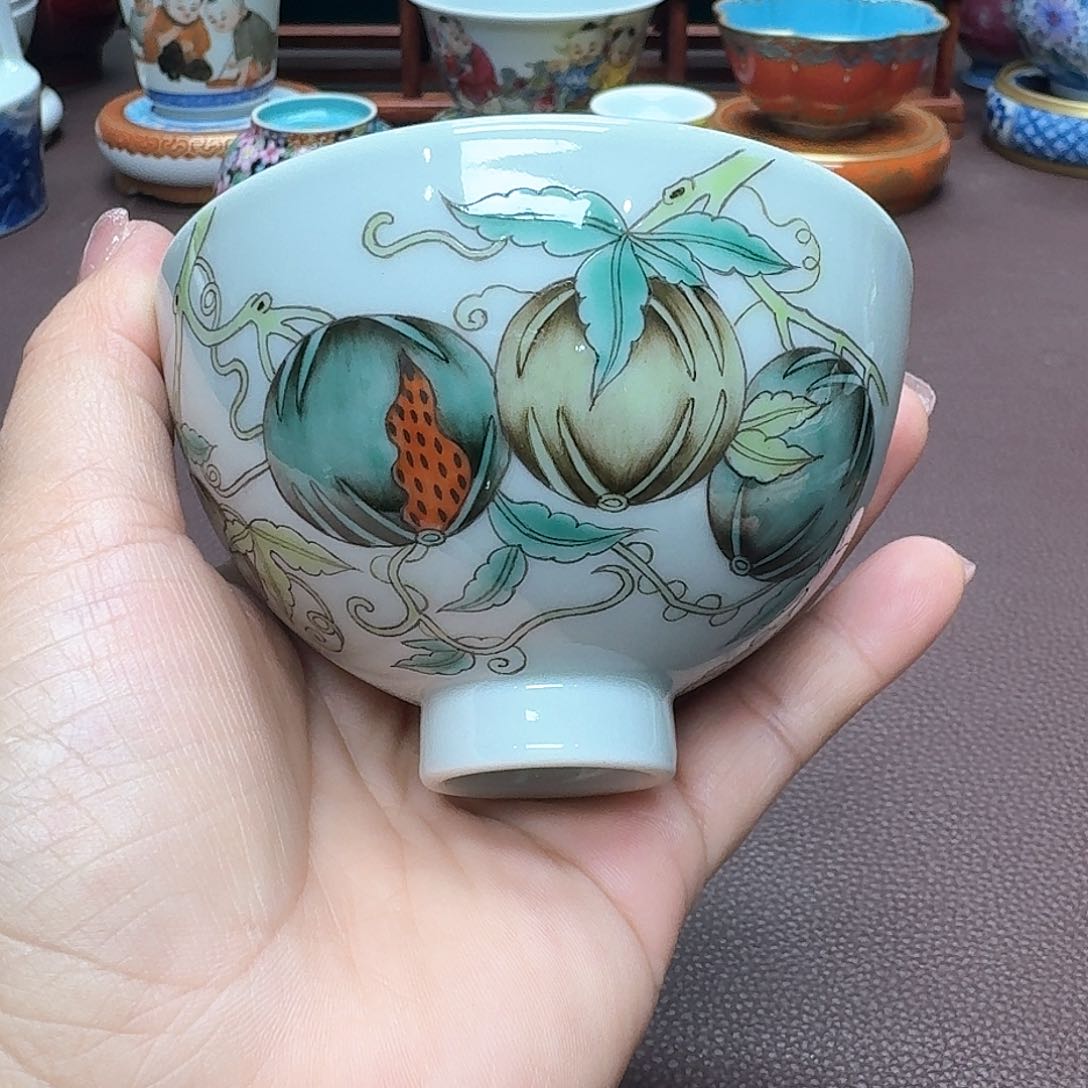 瓷片景德镇仿古手工制作精品展示