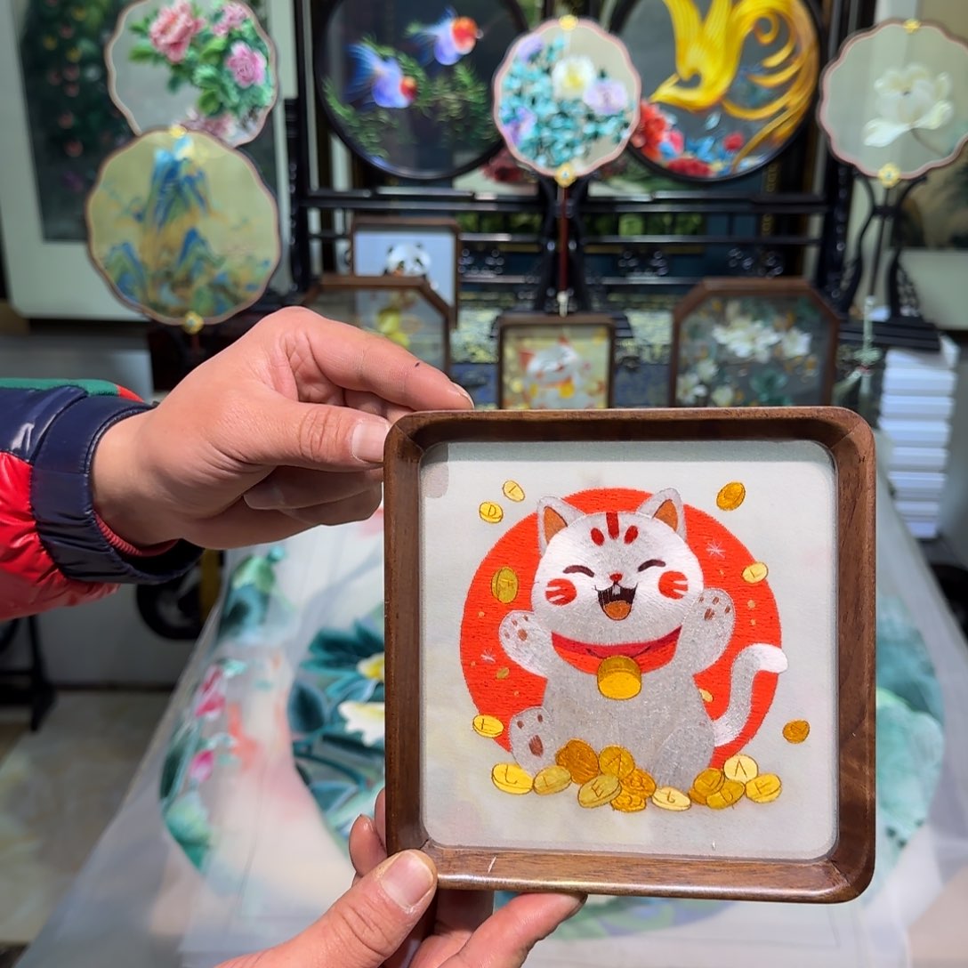 刺绣刺绣工艺精湛