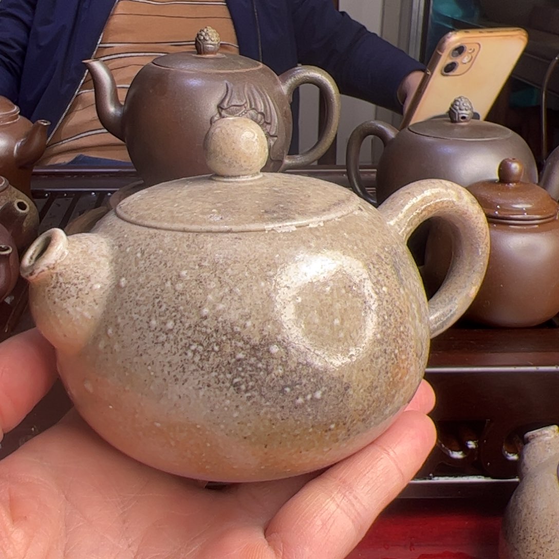 贵台龙窑柴烧茶壶A20
