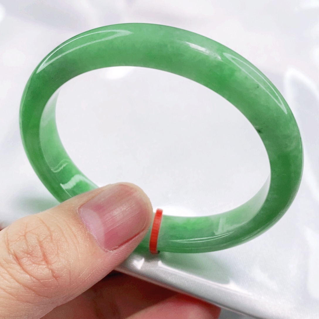 未镶嵌手镯翡翠50.8圈口贵妃