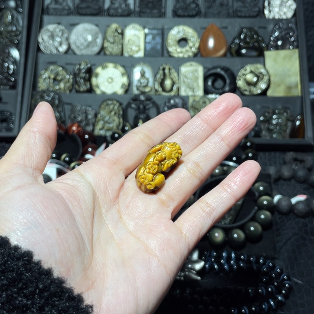 木变石（虎睛石）珠宝奇石未镶嵌?**?