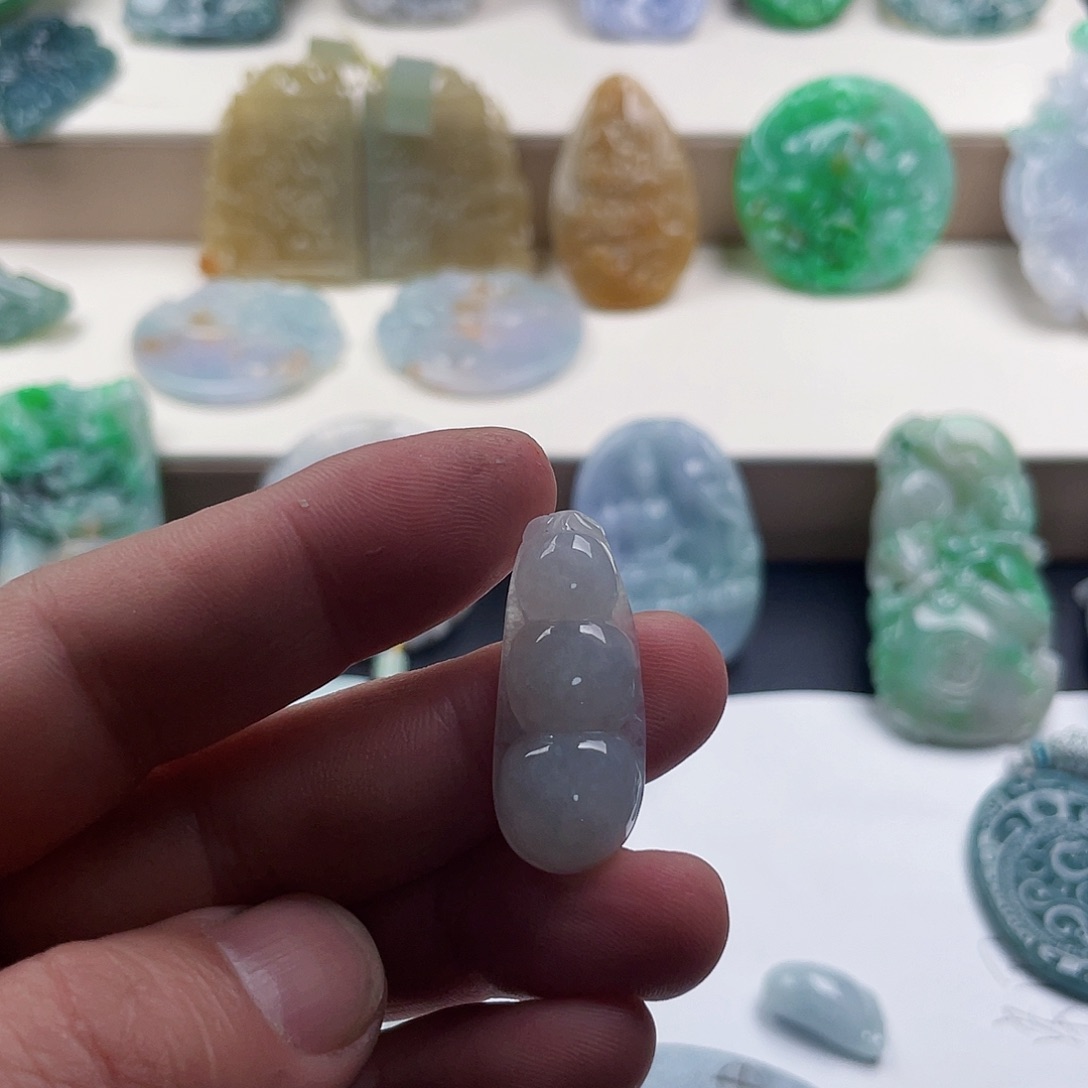 颈饰未镶嵌翡翠天然缅甸翡翠a货