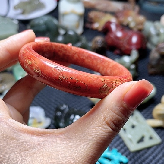 白玉菩提吊坠摆件