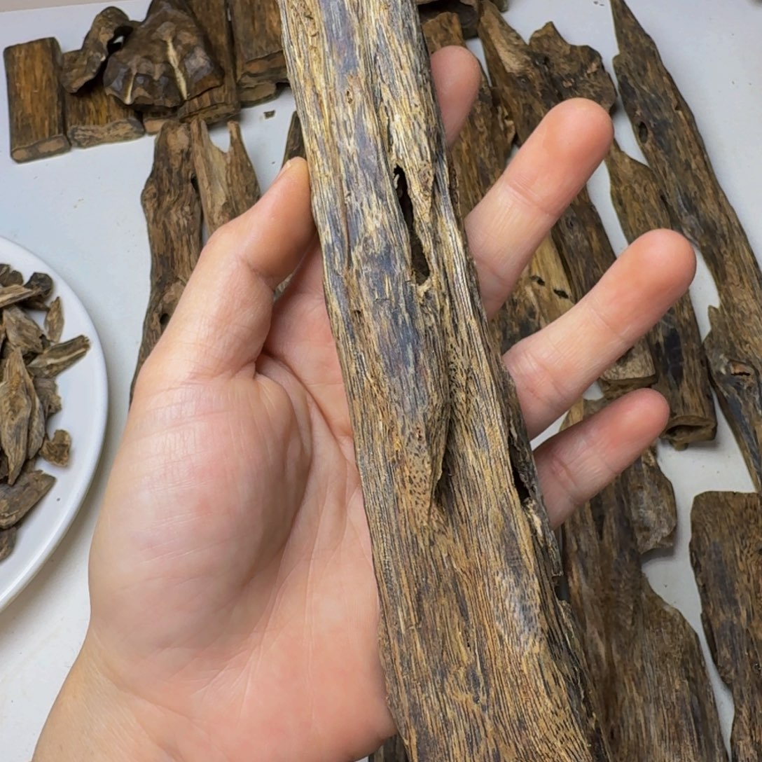 不***抖沉香碎屑沉香绿棋虫漏60克