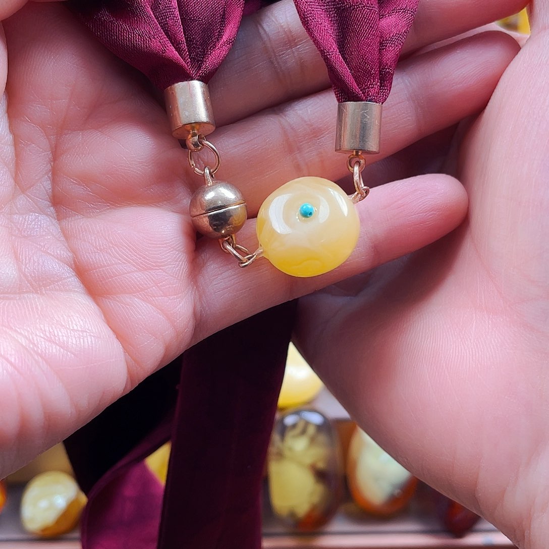 琥珀戒指未镶嵌吊坠