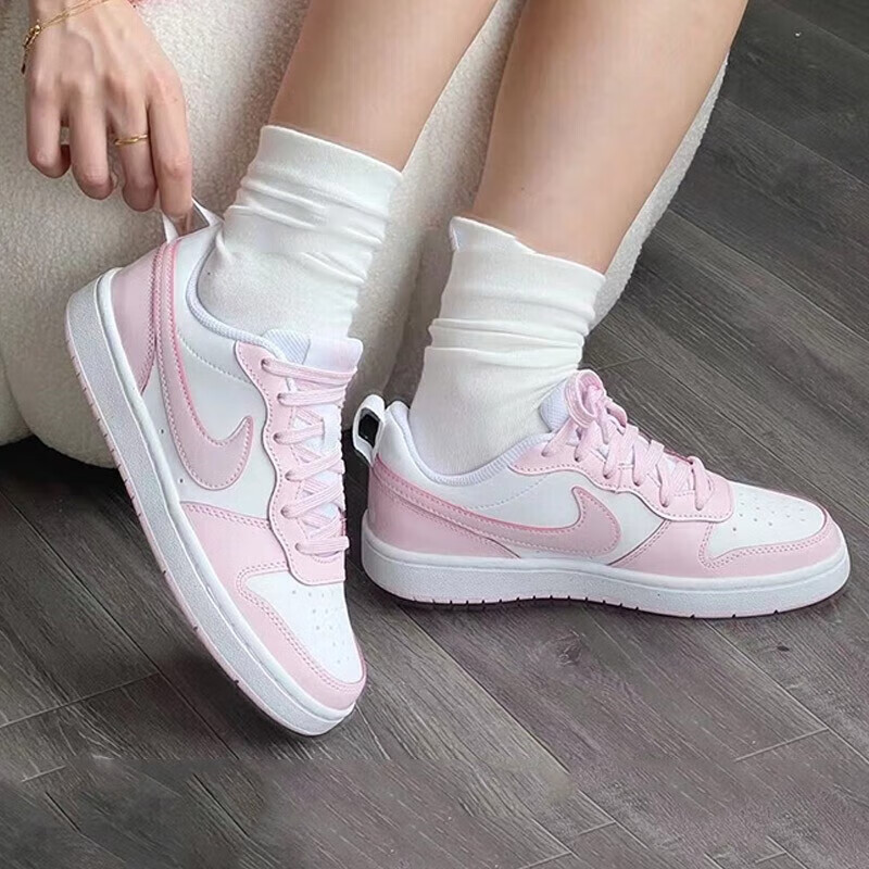Nike/耐克板鞋2025新款正品女鞋樱花粉COURT学生运动休闲鞋DV5456
