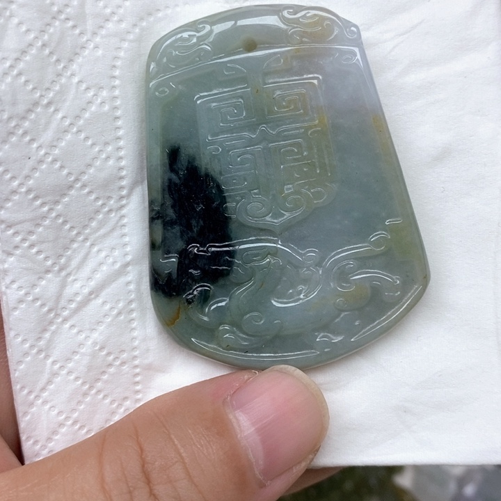 颈饰未镶嵌翡翠天然缅甸翡翠