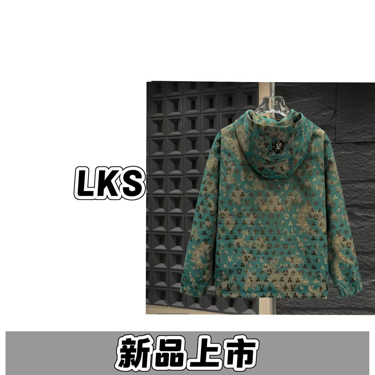 K188-（小倩）2025秋季新款时尚暗纹满印烧花高级感提花男士外套