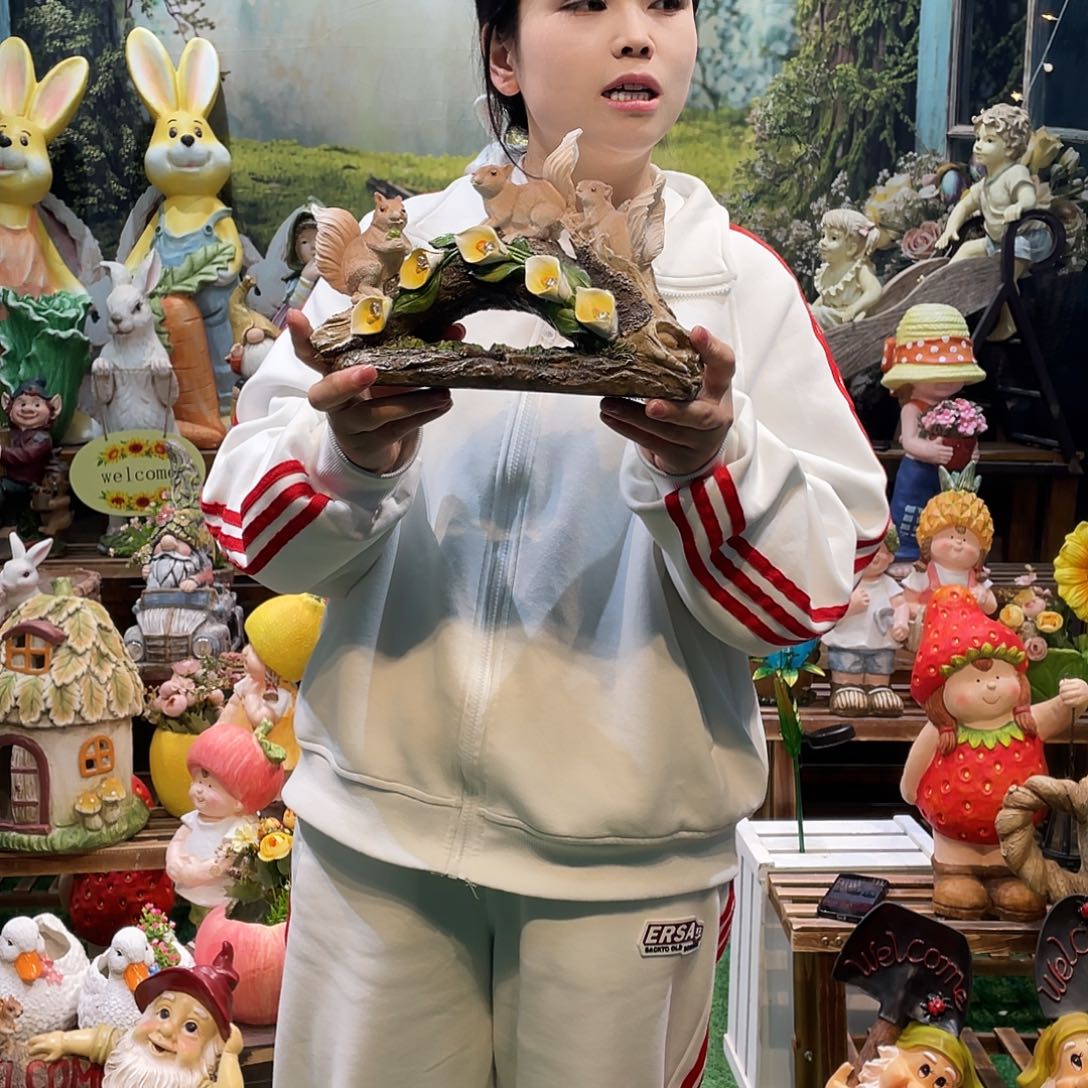 摆件花园摆件红红火火