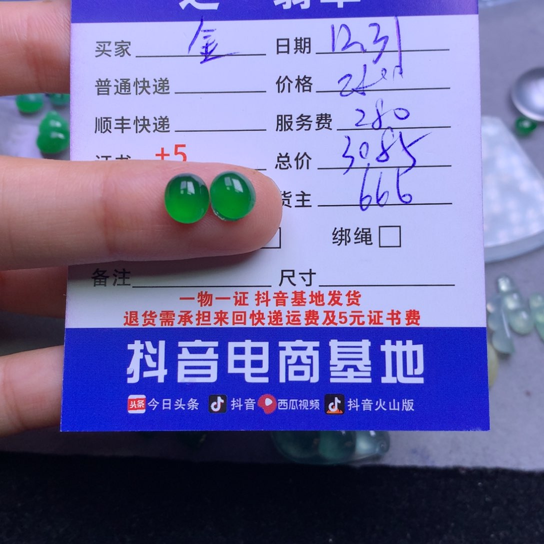 颈饰未镶嵌翡翠金***m