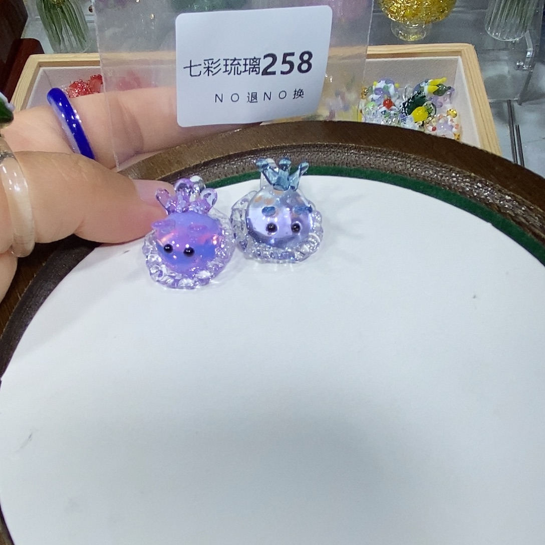 *****颈饰玻璃258海兔两个