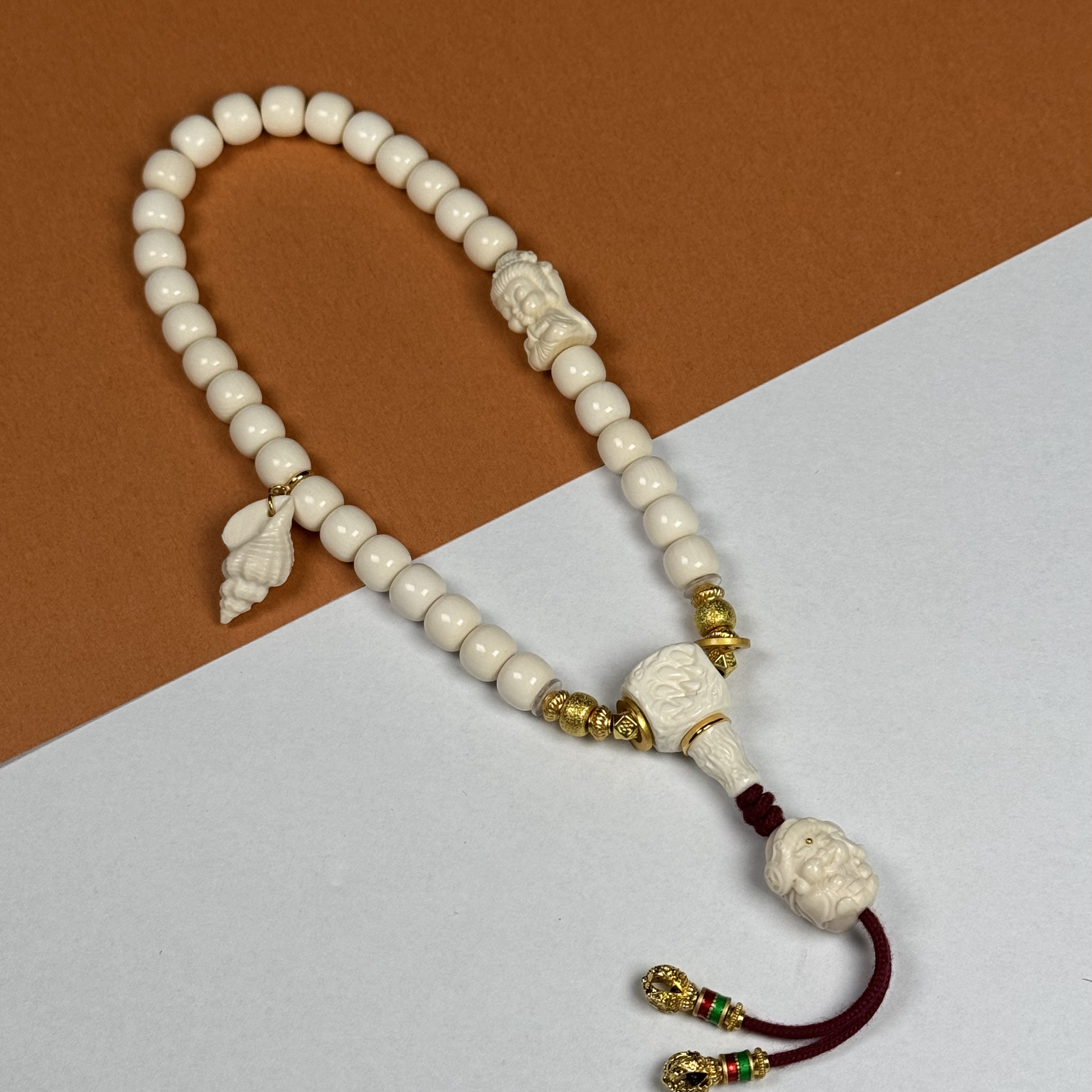 Q46-23天然猛犸 设计款手持约8*7mm支持鉴定