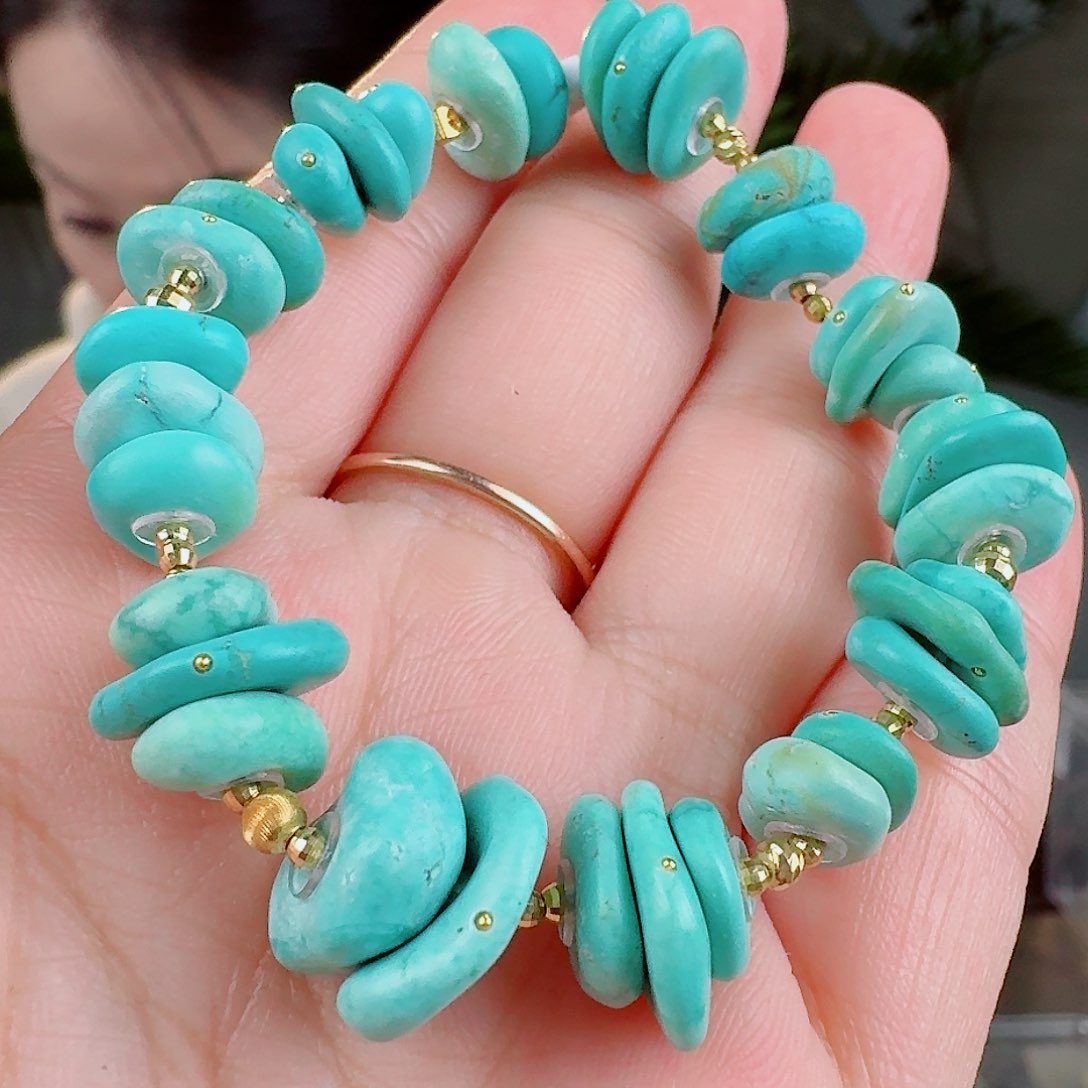 绿松石珠宝奇石未镶嵌