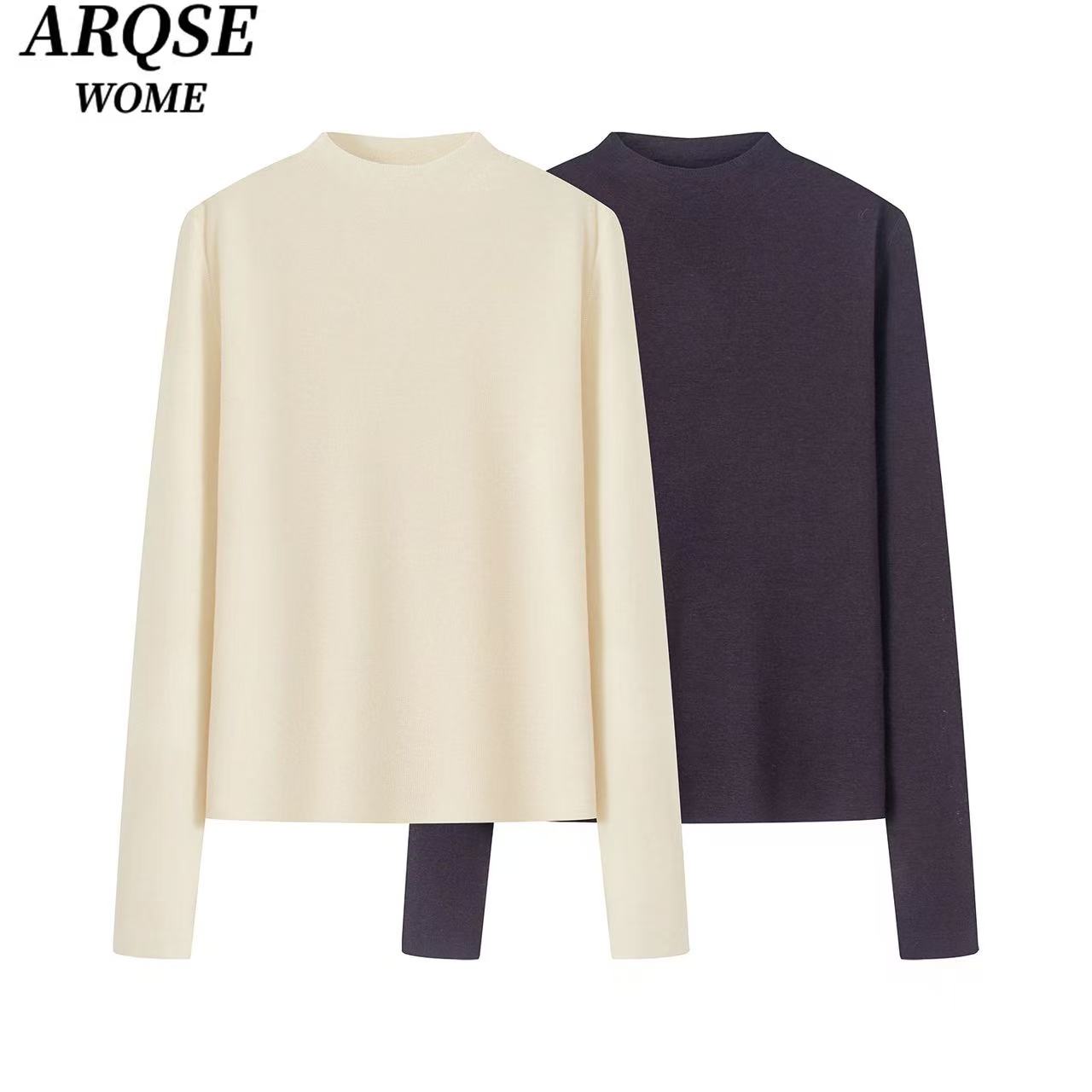 【商场同款】2025秋冬新款内搭针织衫毛衣打底上衣女7135