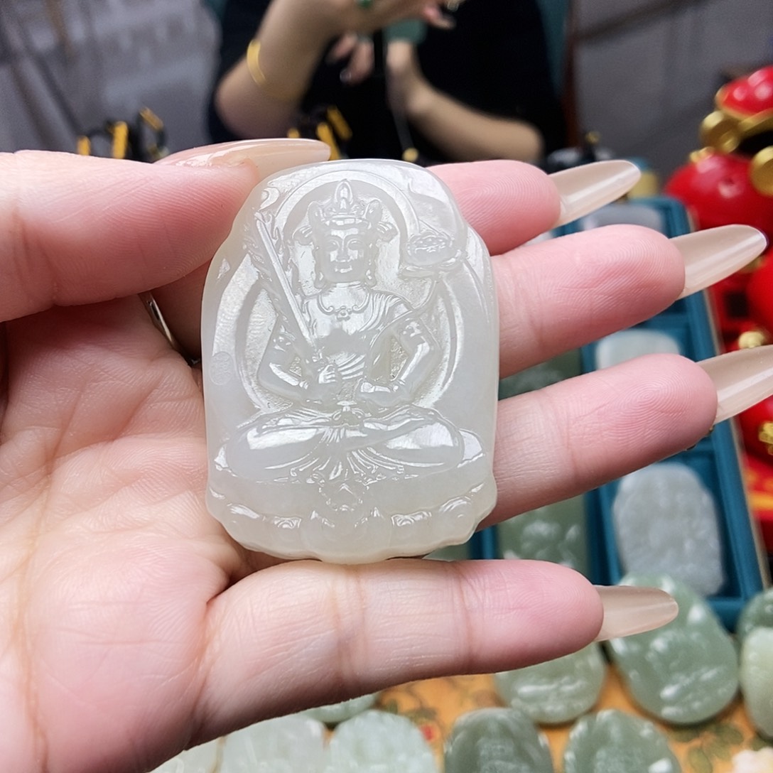 和田玉（糖玉）颈饰未镶嵌一*