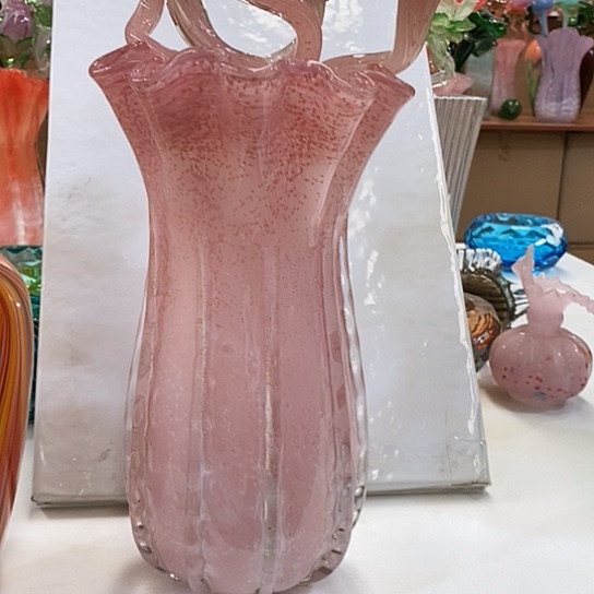 琉璃夜光花高31厘米口径15厘米