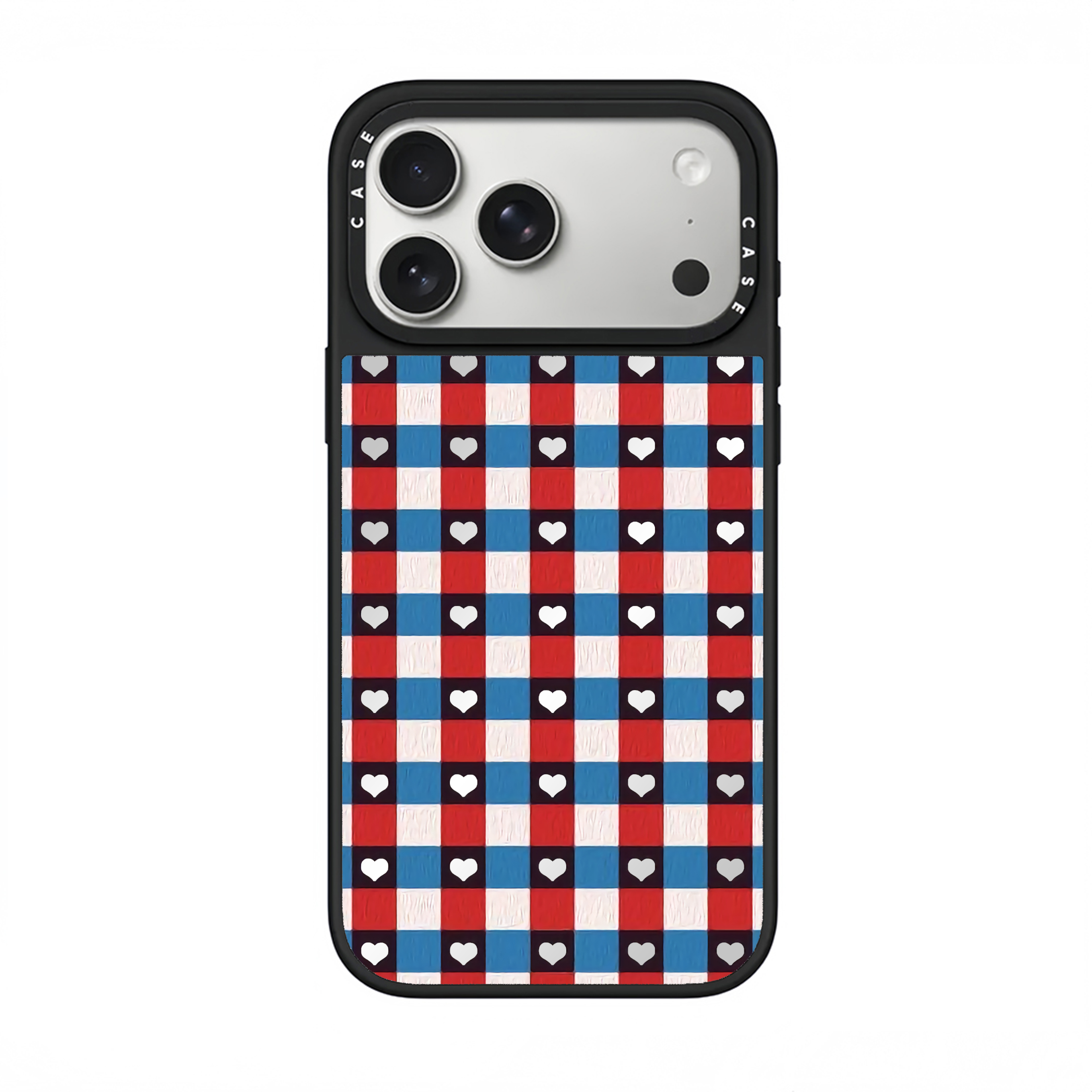 Y1450 CASE联名格纹17ProMax高版本手机壳16ProMax/15/14/13潮牌