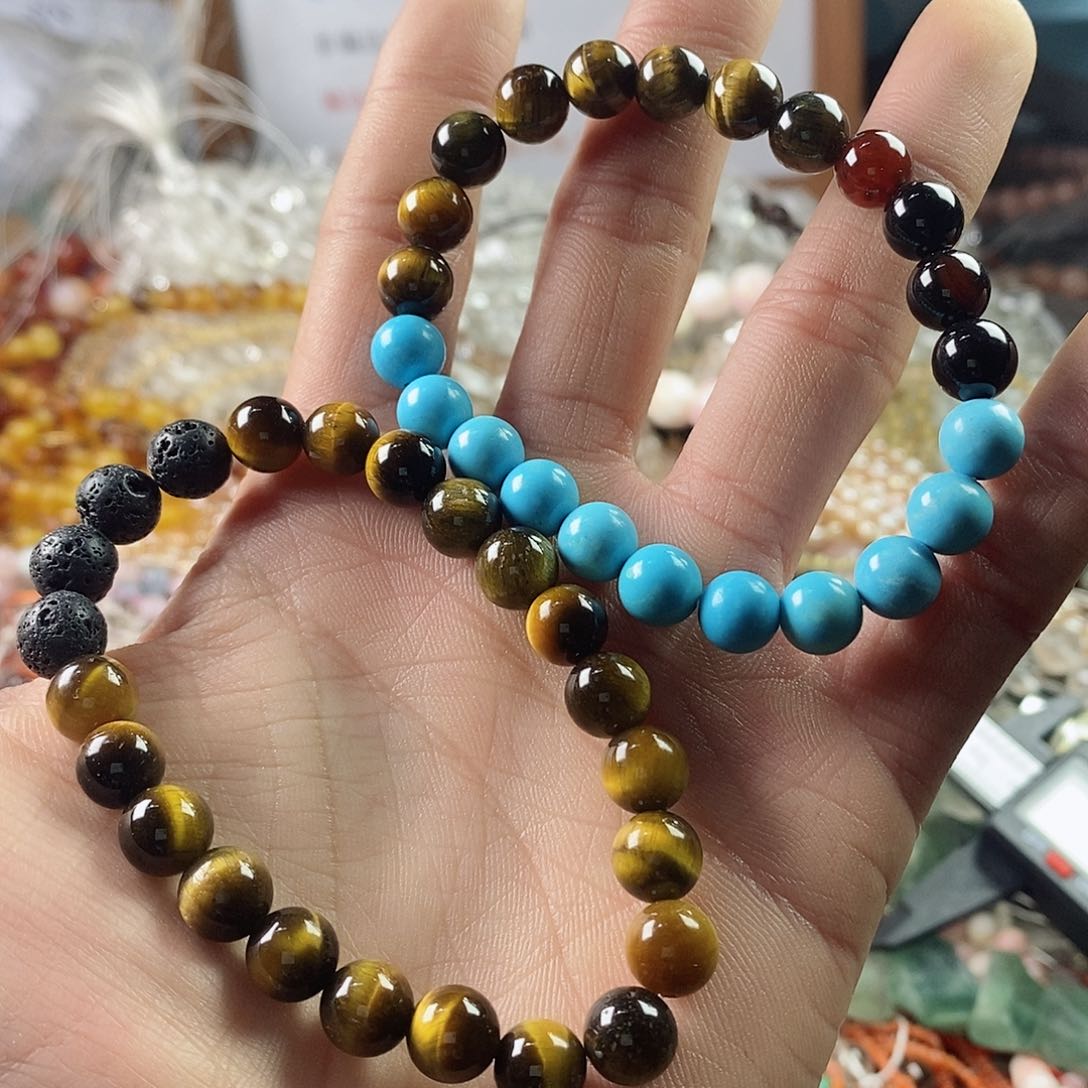 玛瑙/玉髓珠宝半成品未镶嵌两条C102