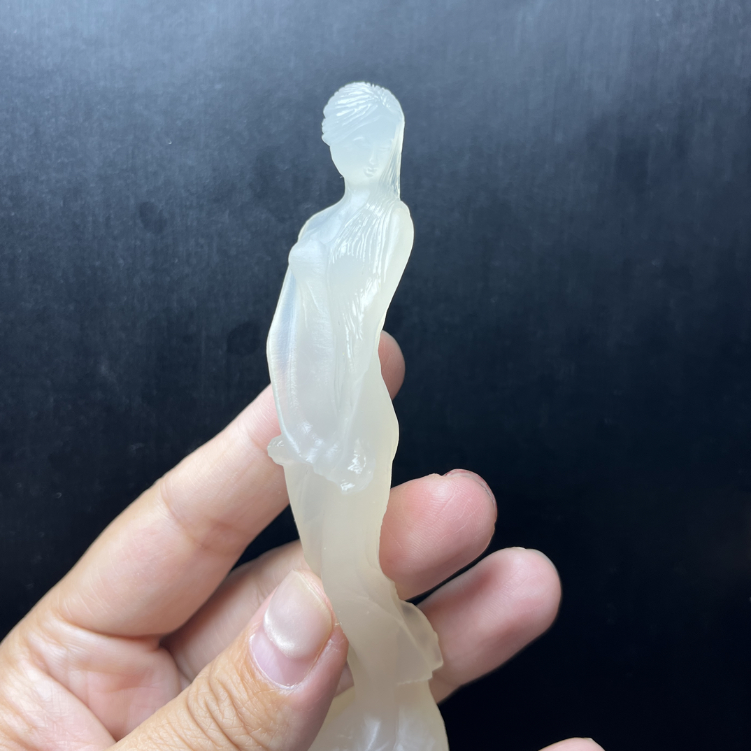 玉美人 玛瑙玉髓冰透小摆件