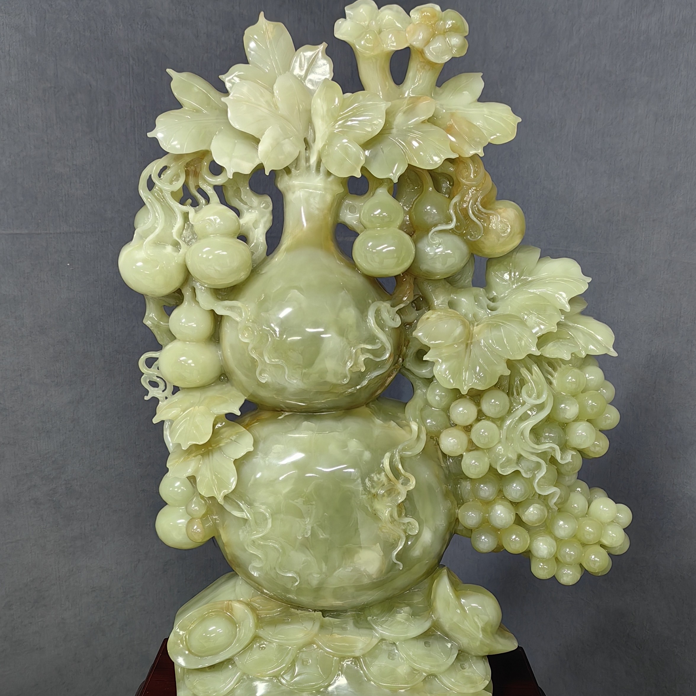 福禄吉祥硕果累累多子多福创意新中式家居办公室玄关装饰摆件