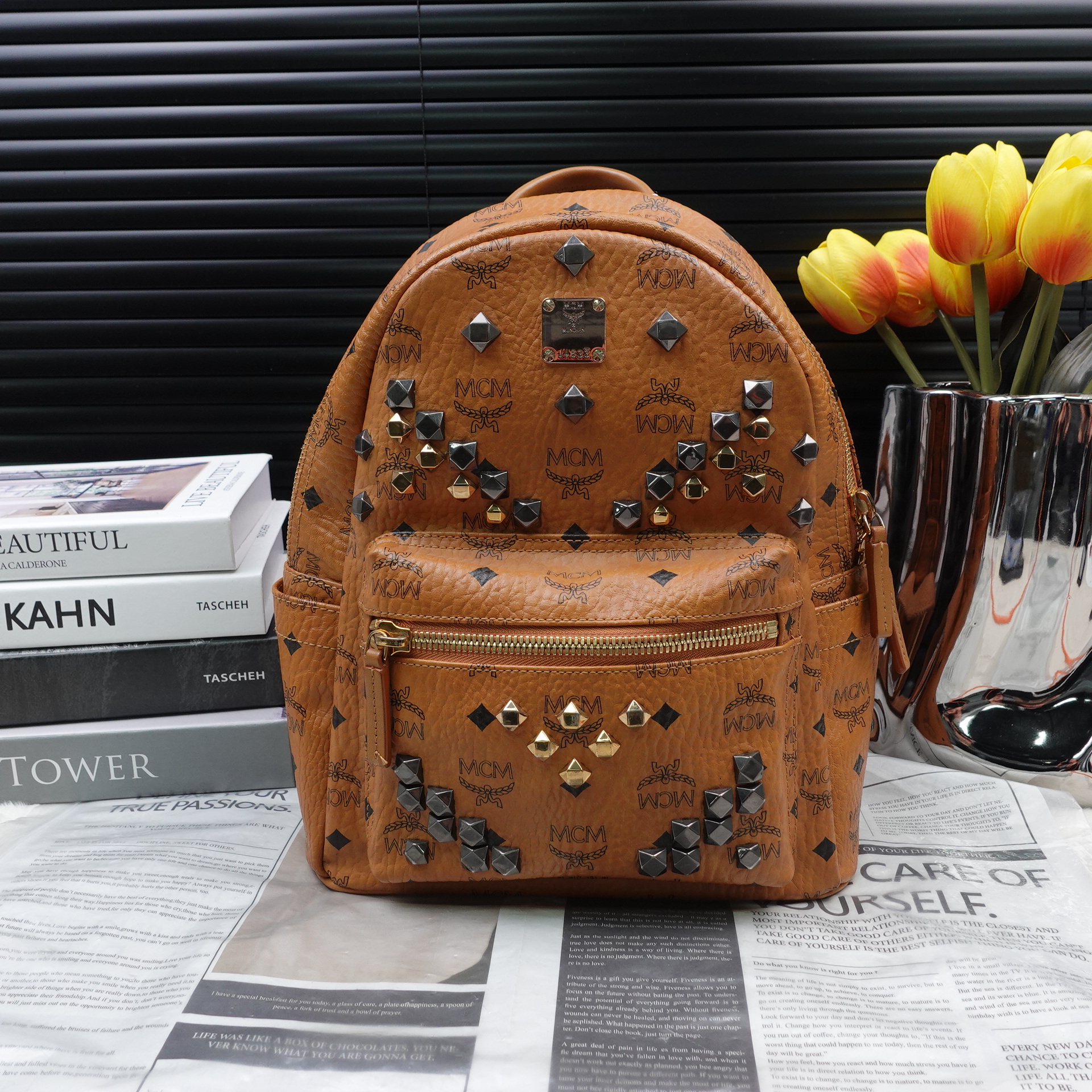 95新 MCM 双肩包/T10312156